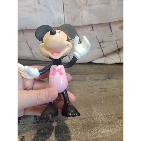 Mattel 2013 Disney Minnie Mouse pink bathing suit toy figure - Picture 3 of 8